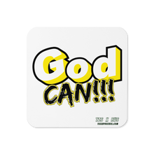 Load image into Gallery viewer, HG - “GOD CAN” Cork-back coaster
