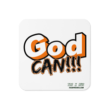 Load image into Gallery viewer, HG - “GOD CAN” Cork-back coaster