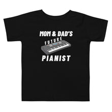 Load image into Gallery viewer, MMK - "Future Pianist" Toddler Short Sleeve Tee
