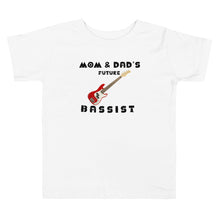 Load image into Gallery viewer, MMK - "Future Bassist" Toddler Short Sleeve Tee