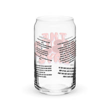 Load image into Gallery viewer, HG - “THE BIBLE SAYS” Can-shaped Glass &amp; Travel Mug Grn/Pnk/Blu/Org/Red/Blk
