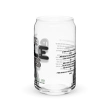 Load image into Gallery viewer, HG - “THE BIBLE SAYS” Can-shaped glass Blk/Wht/Gry
